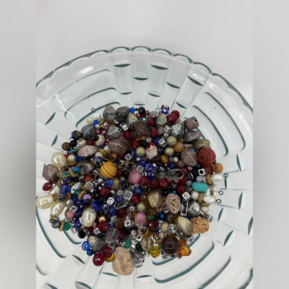 1.5 Pound Bead Lot for Jewelry Making Crafting Crafts Beading Sewing.